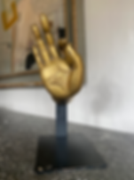A Gilt Bronze Hand from a Buddha, Tibet 18th Century