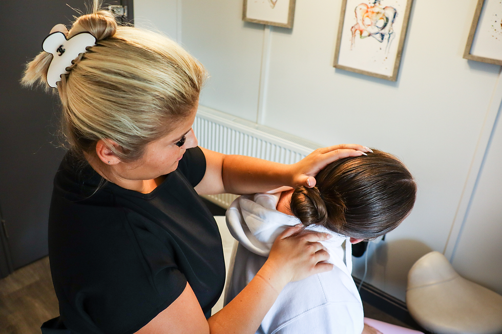 Person getting physiotherapy treatment at WH Physiotherapy