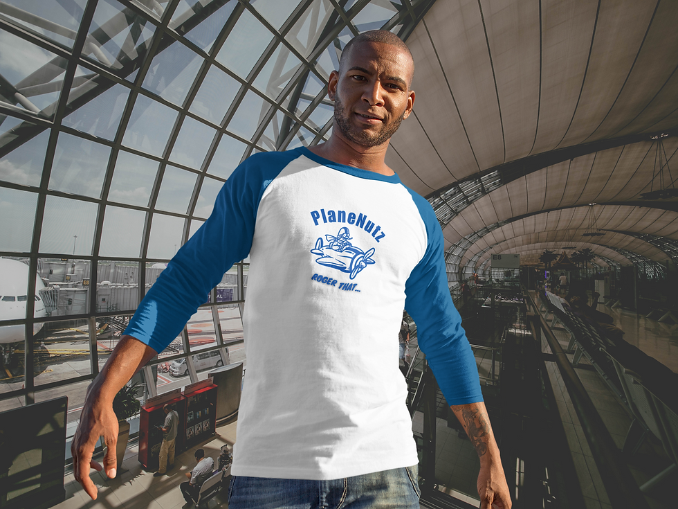 PlaneNutz 3/4 Sleeve T-shirt