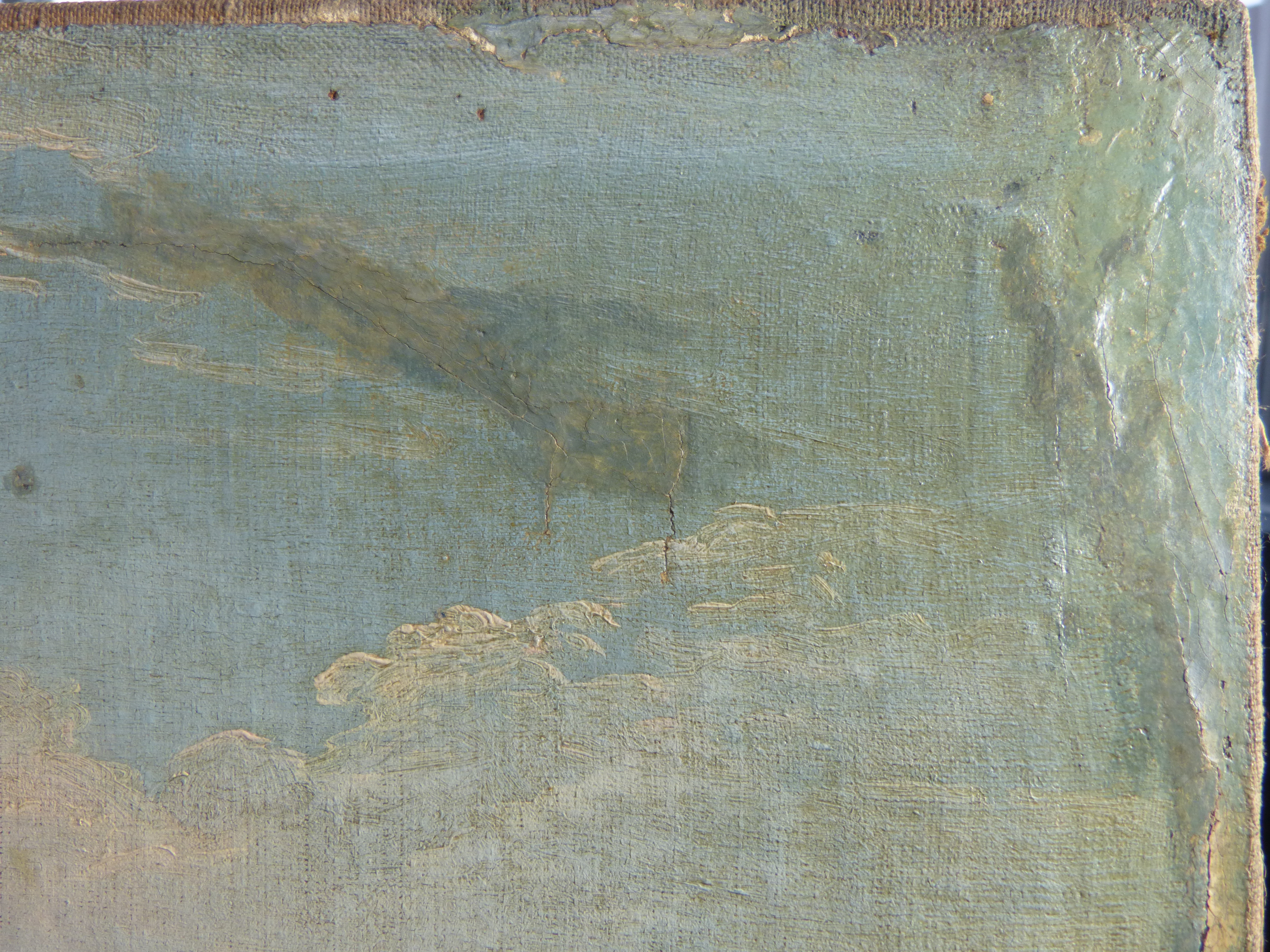 Paysage avant dégagement repeint