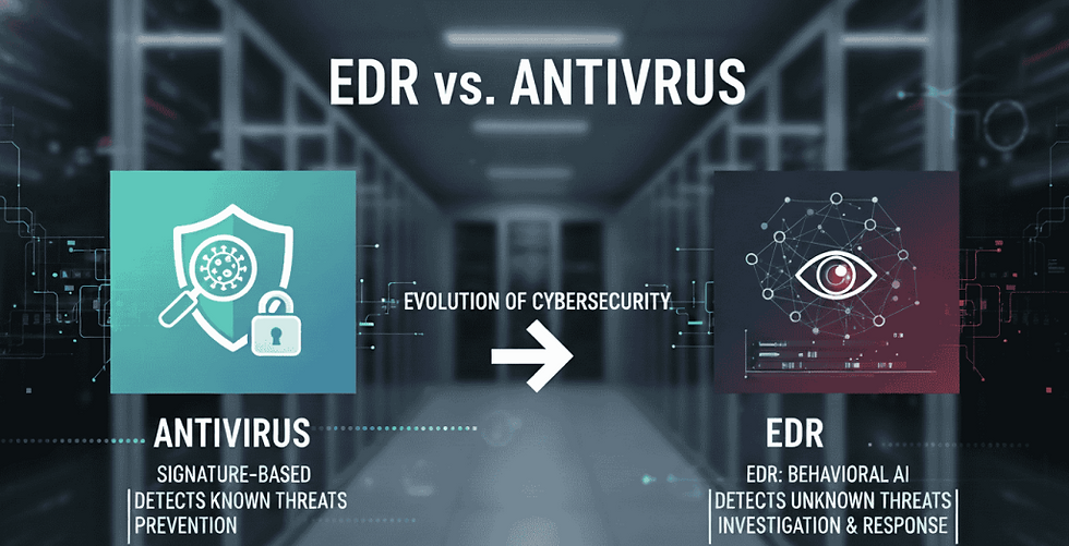 Why Advanced Cyber Threats Demand EDR Solutions Over Standard Antivirus Software