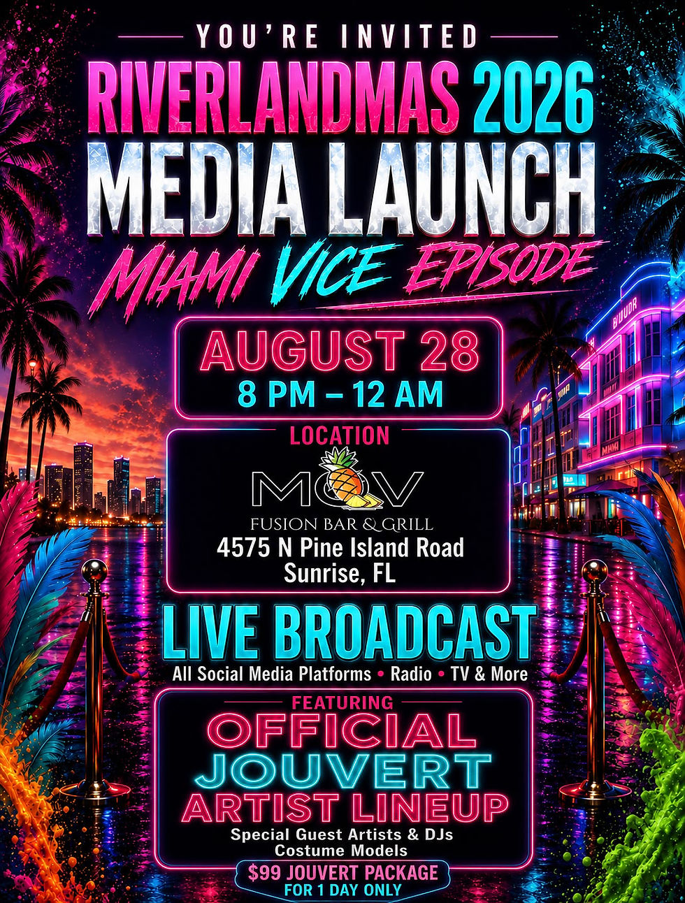 RiverlandMas 2026 Media Launch: Miami Vice Episode