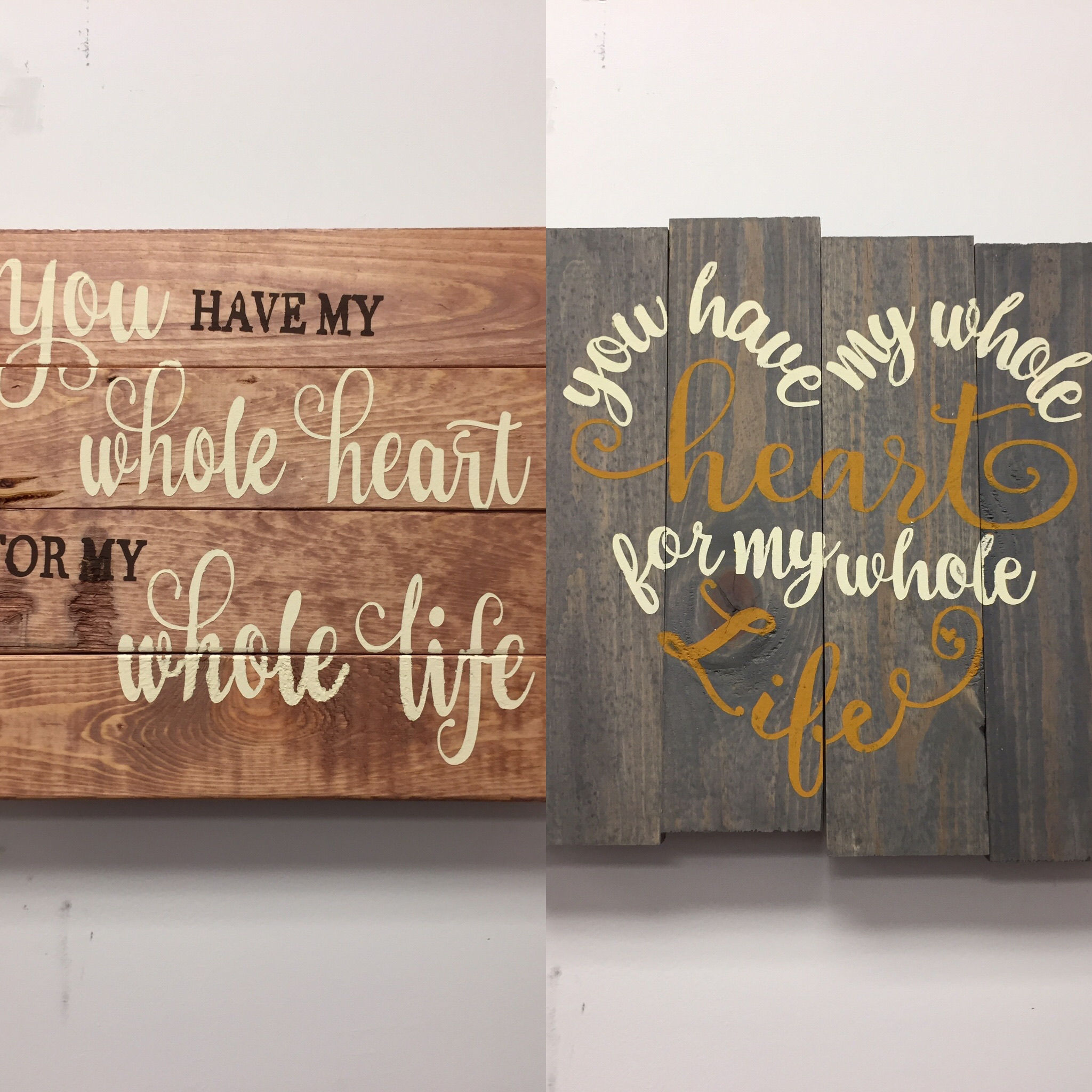 Whole heart, whole life