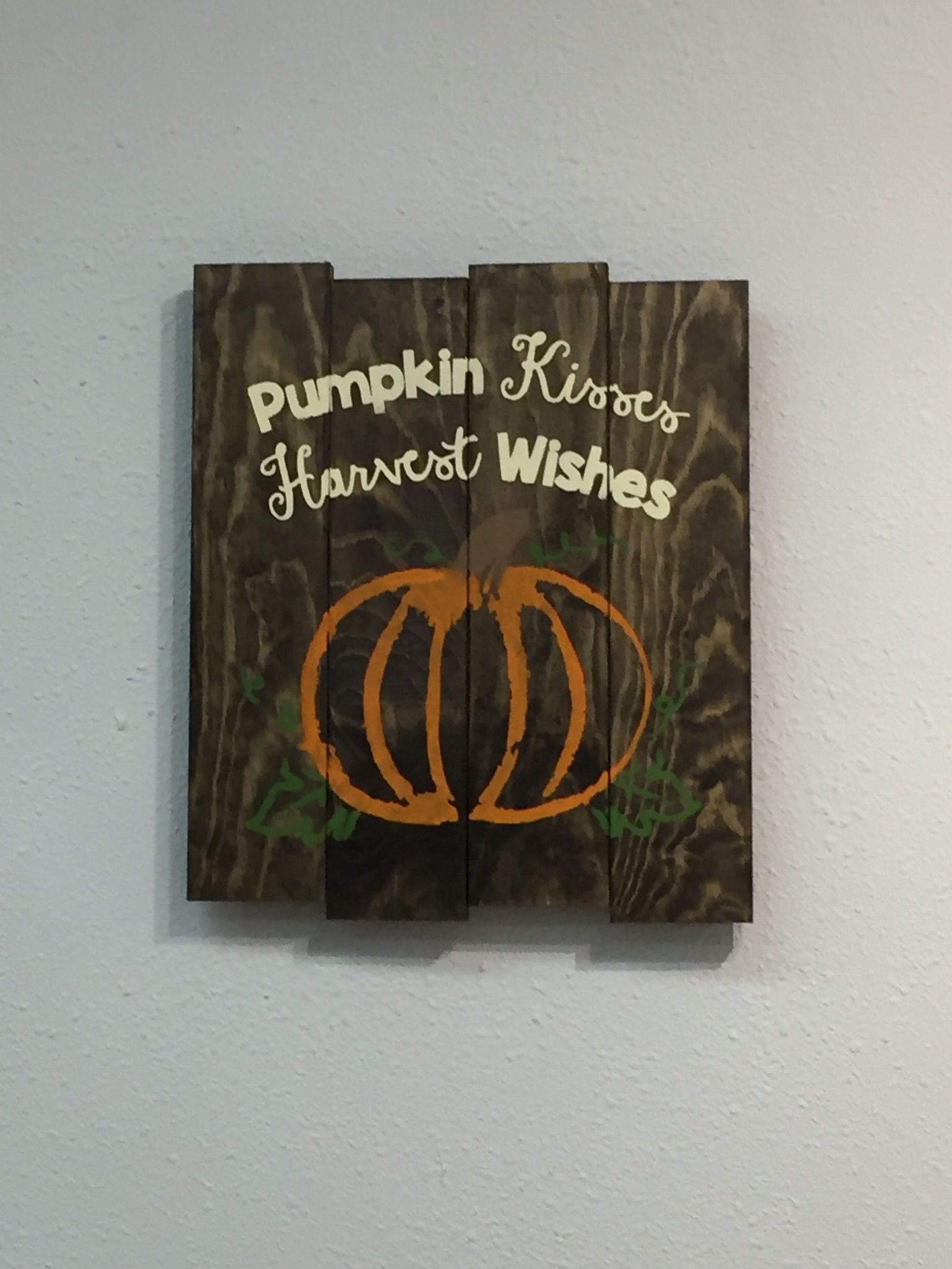 Pumpkin Kisses Harvest Wishes