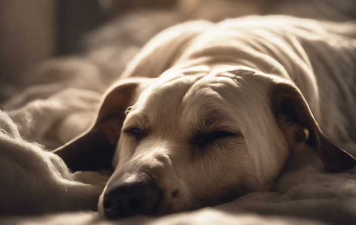 Dog sleeping