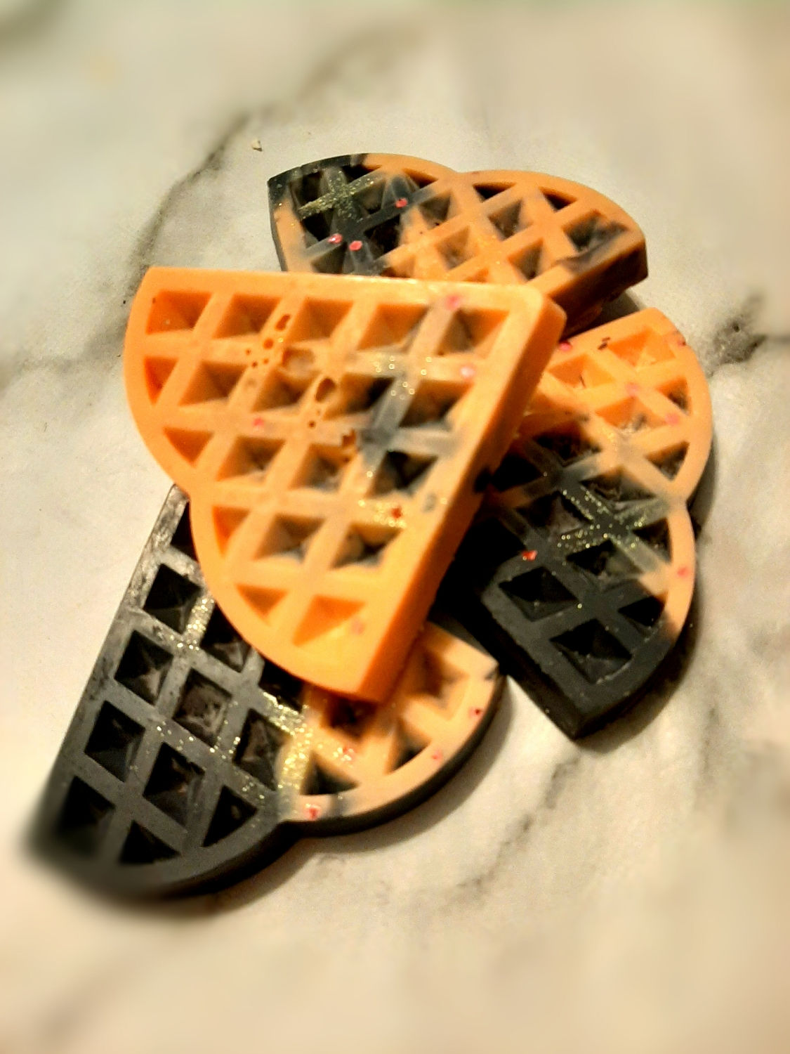 Trick or treat waffles