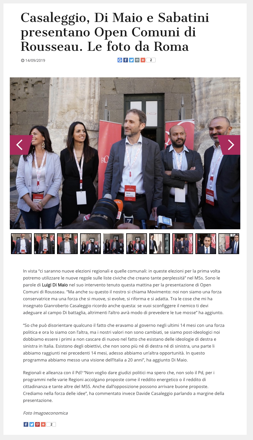 Formiche.net 14 dicembre 2019