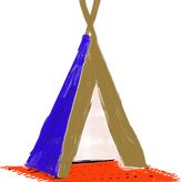 Artwork of Cultural Sites near the Del Loma RV Park & Campground, Trinity County, CA