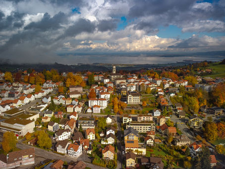 Es herbstelt hoch über dem Bodensee...