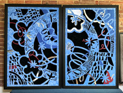 Rhythm of Entropy (diptych). Olha Hnativ