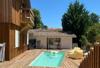 Piscine villa conciergerie du pyla