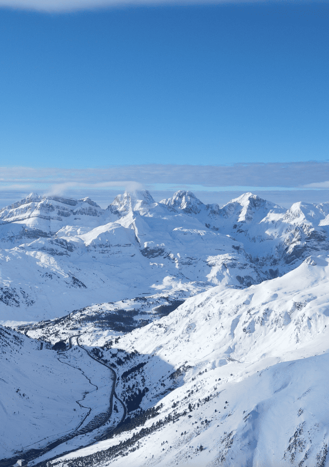 vista aérea Candanchú
