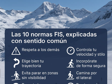 🏔️ Normas FIS: esquiar con seguridad en Astún y Candanchú