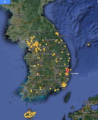 Insights Korea's tour service area - stars
