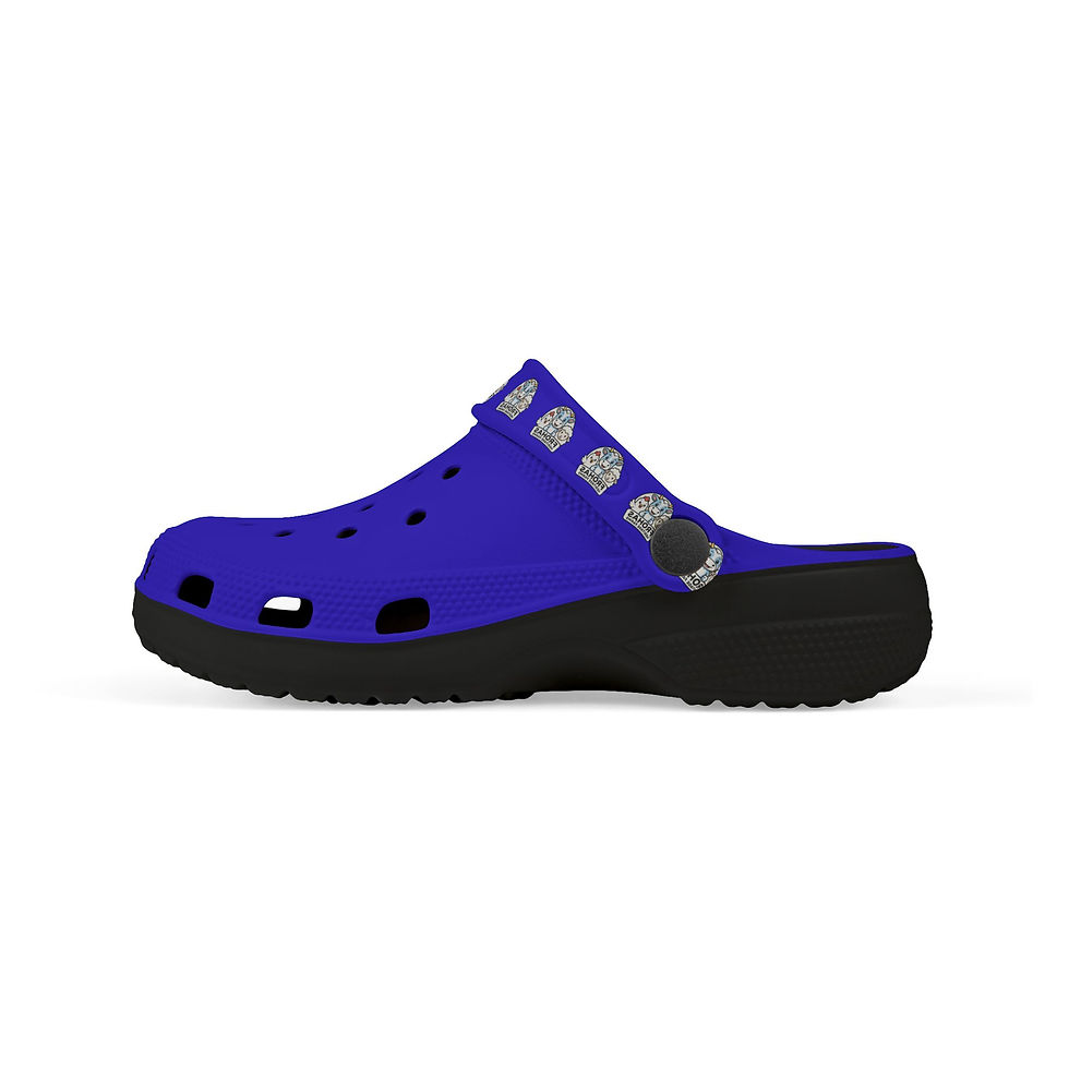 Thumbnail: Kids Royal Blue EVA Foam Clogs — Lightweight Breathable Sandals for Play & Water