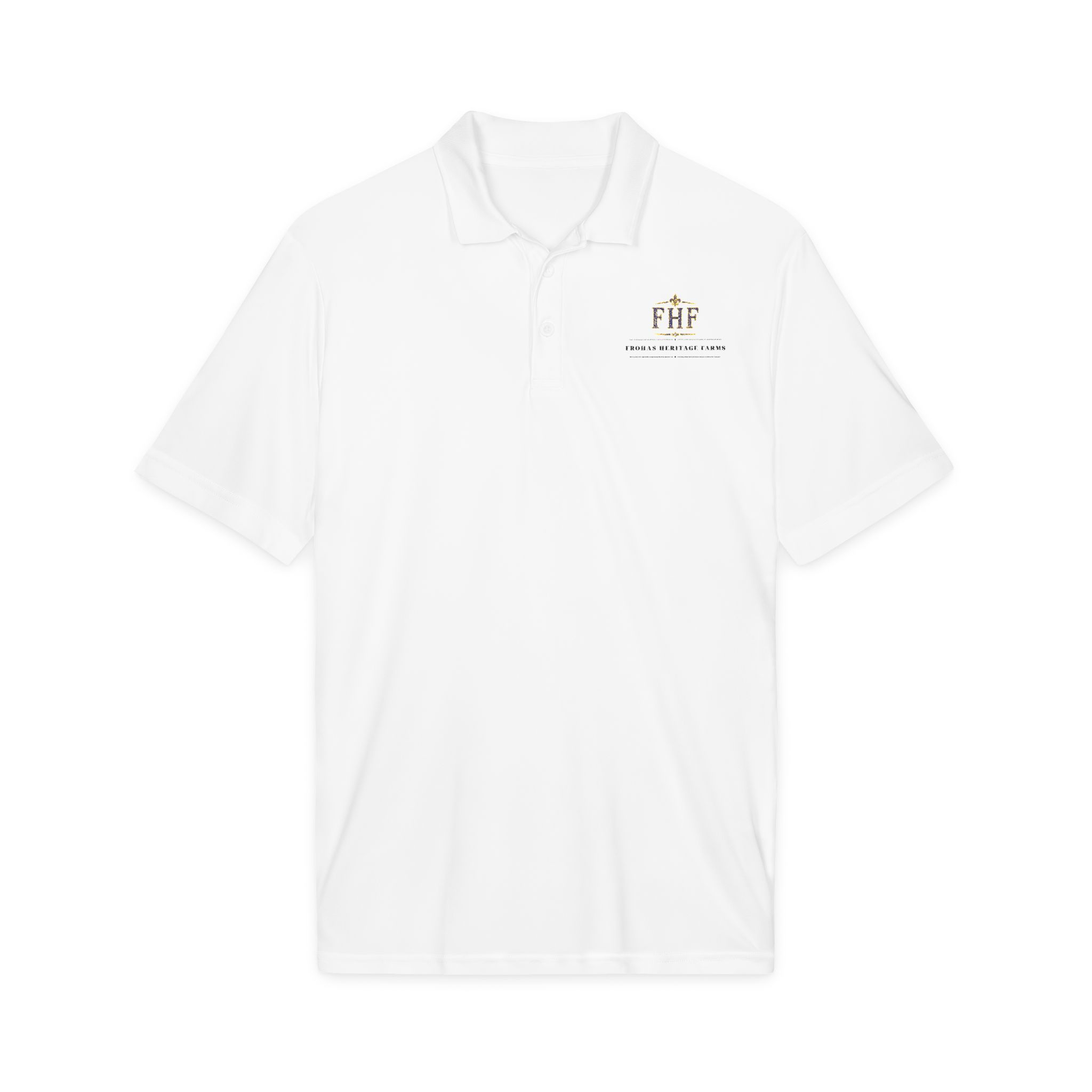 Embroidered FHF Logo Polo Shirt — Performance Sport-Tek PosiCharge