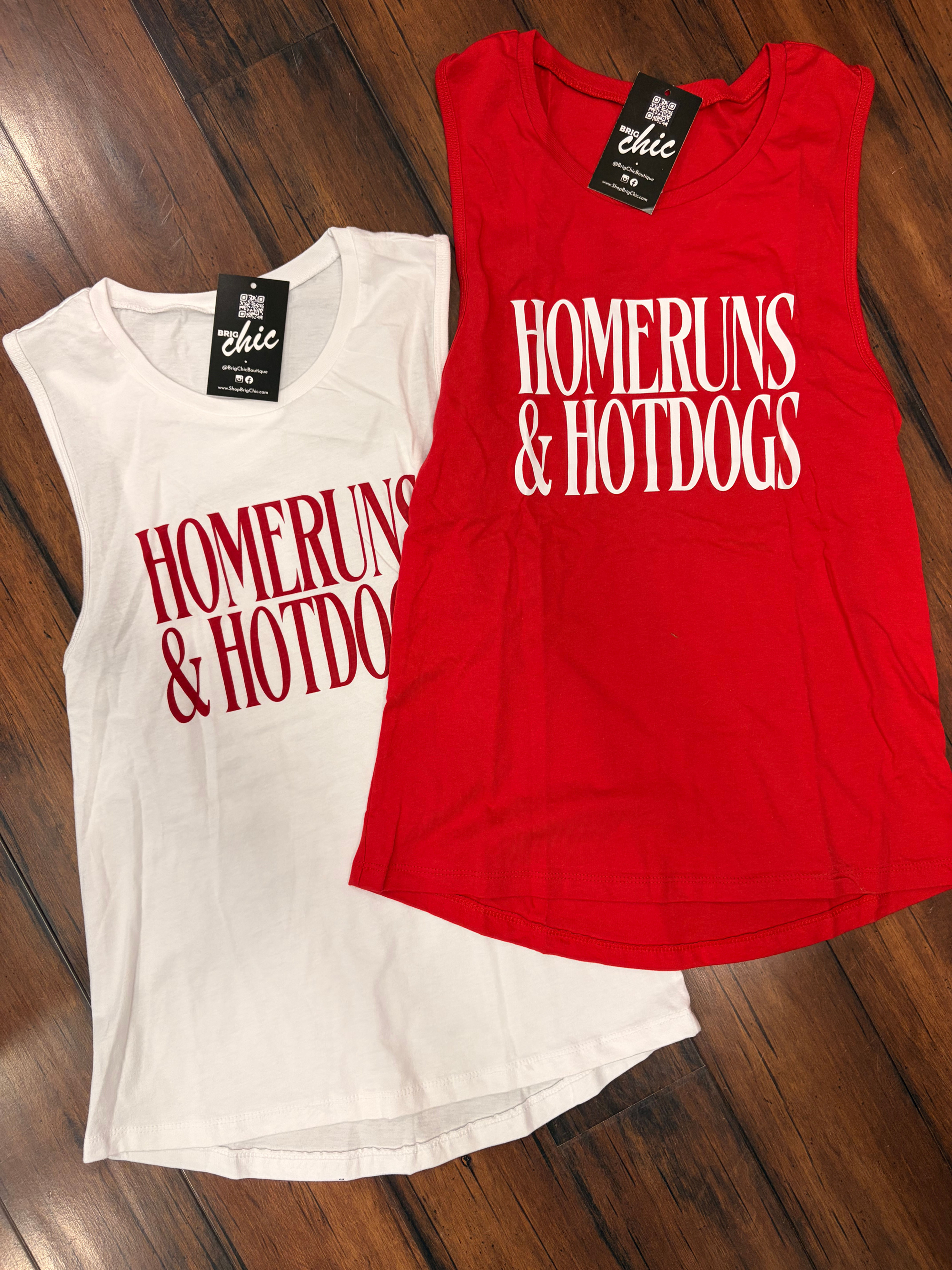 Homeruns & Hot Dogs Tank Top