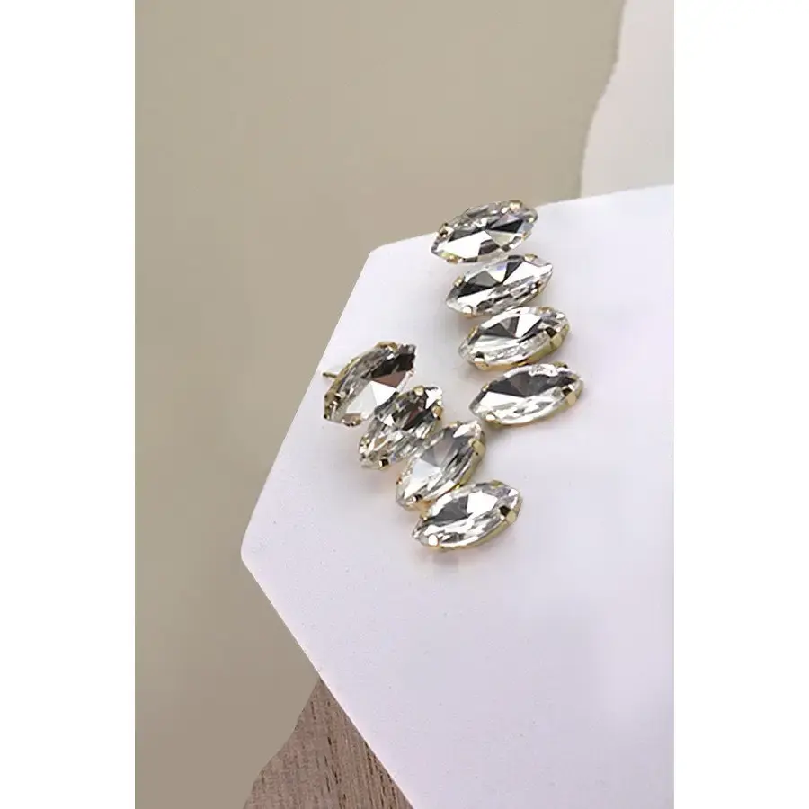 Baguette Drop Earrings