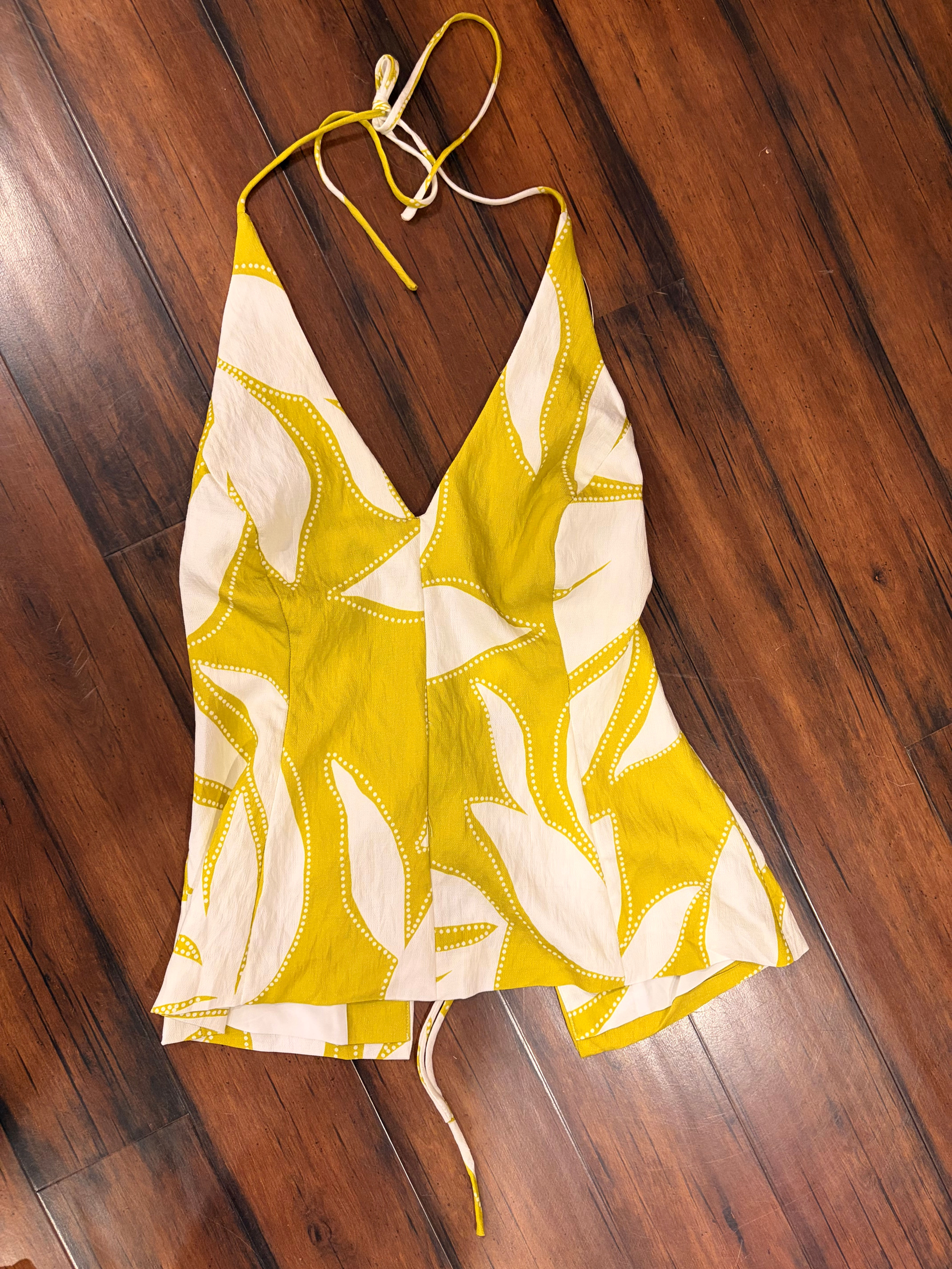 Island Citron Halter Top