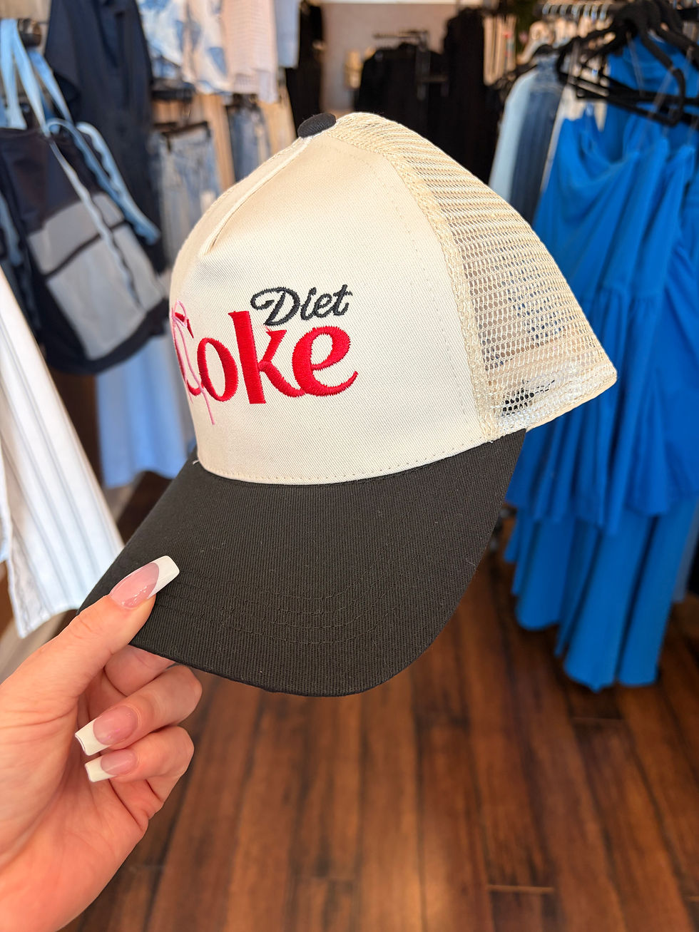 Thumbnail: Coquette Bow Diet Coke Trucker Hat