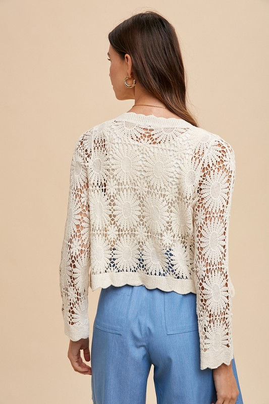 Thumbnail: Wildflower Crochet Cardigan