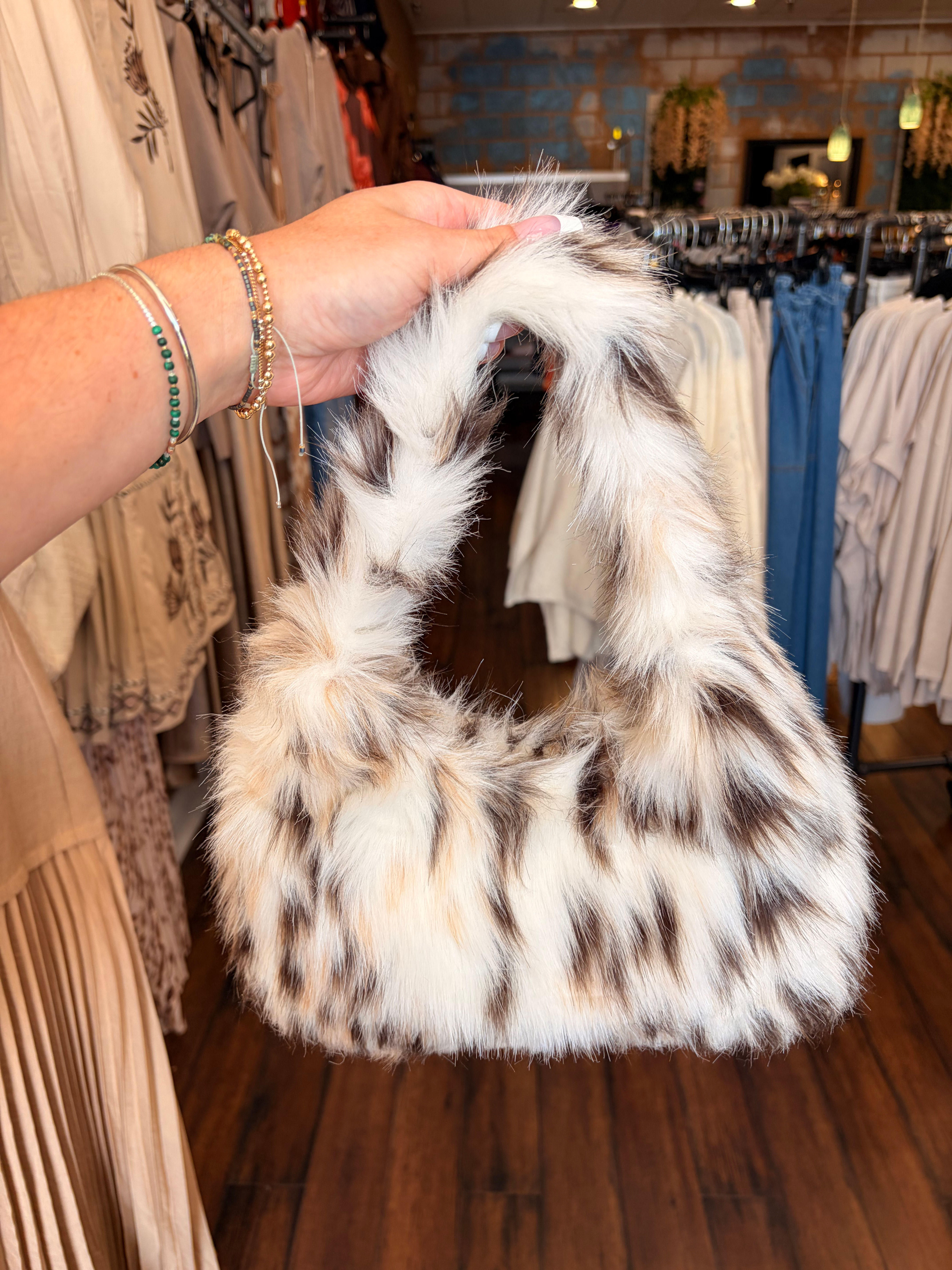 Snow Leopard Born to Be Wild Bag