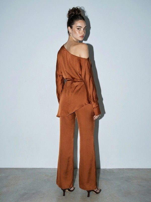 PSL Satin Wide Leg Pants