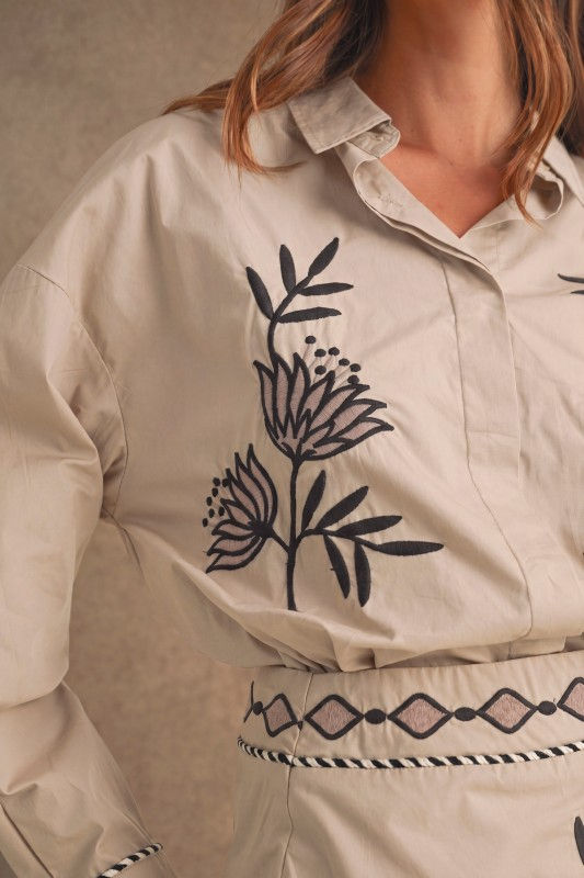 Desert Bloom Button Down Shirt
