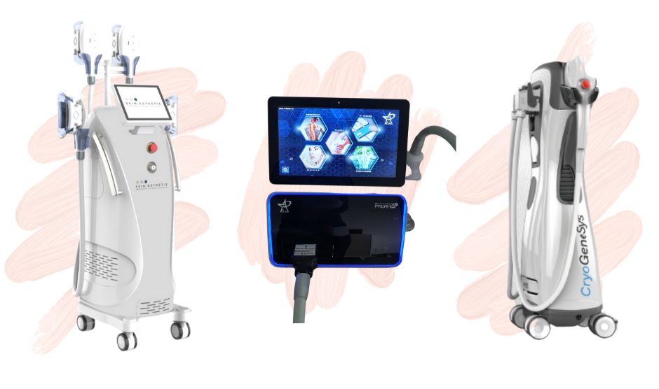 3 machines cryolipolyse