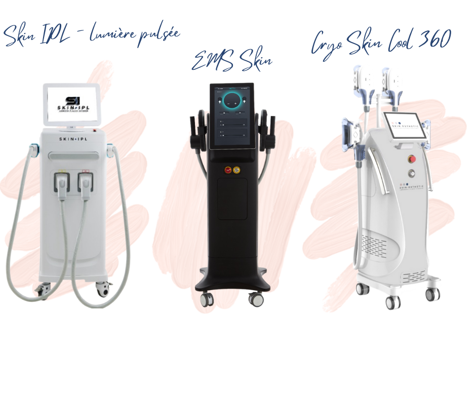 Machine lumière pulsée, Cryolipolyse et EMS Skin Esthetic