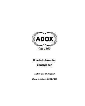 Adox Adostop Datenblatt 