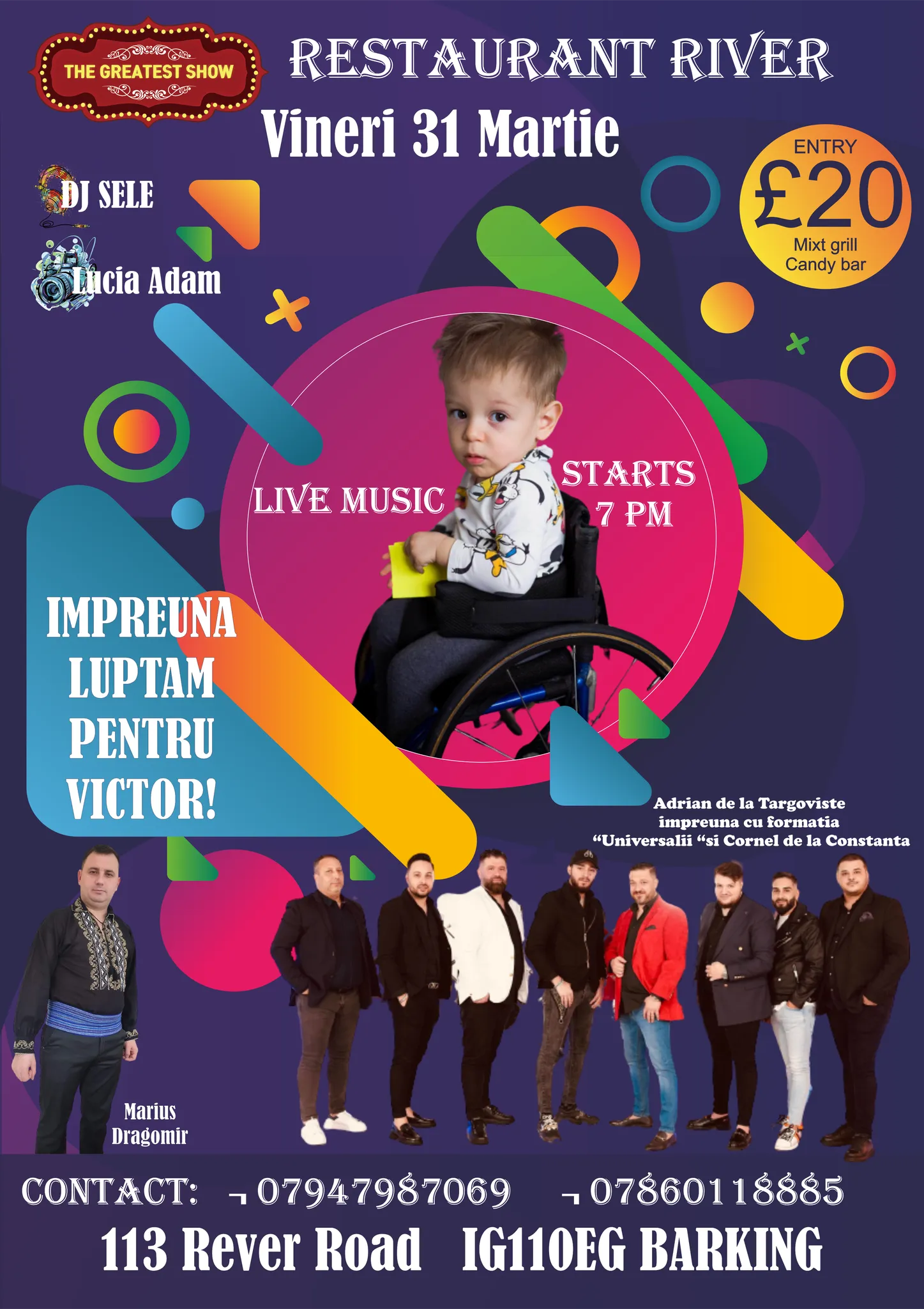 Eveniment caritabil pentru Victor SMA-1