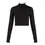Thumbnail: Girls Silky Dance Zip Crop Top