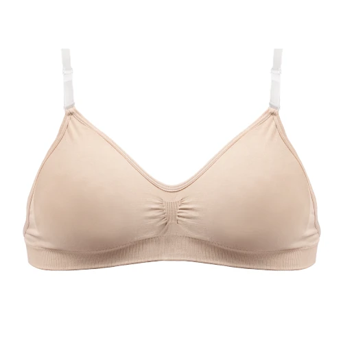 Clear Strap Dance Bra with padding | Silky Dance