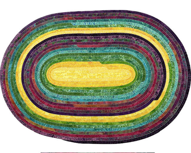 Jelly Roll Rug (30" x 44") - Gemstones