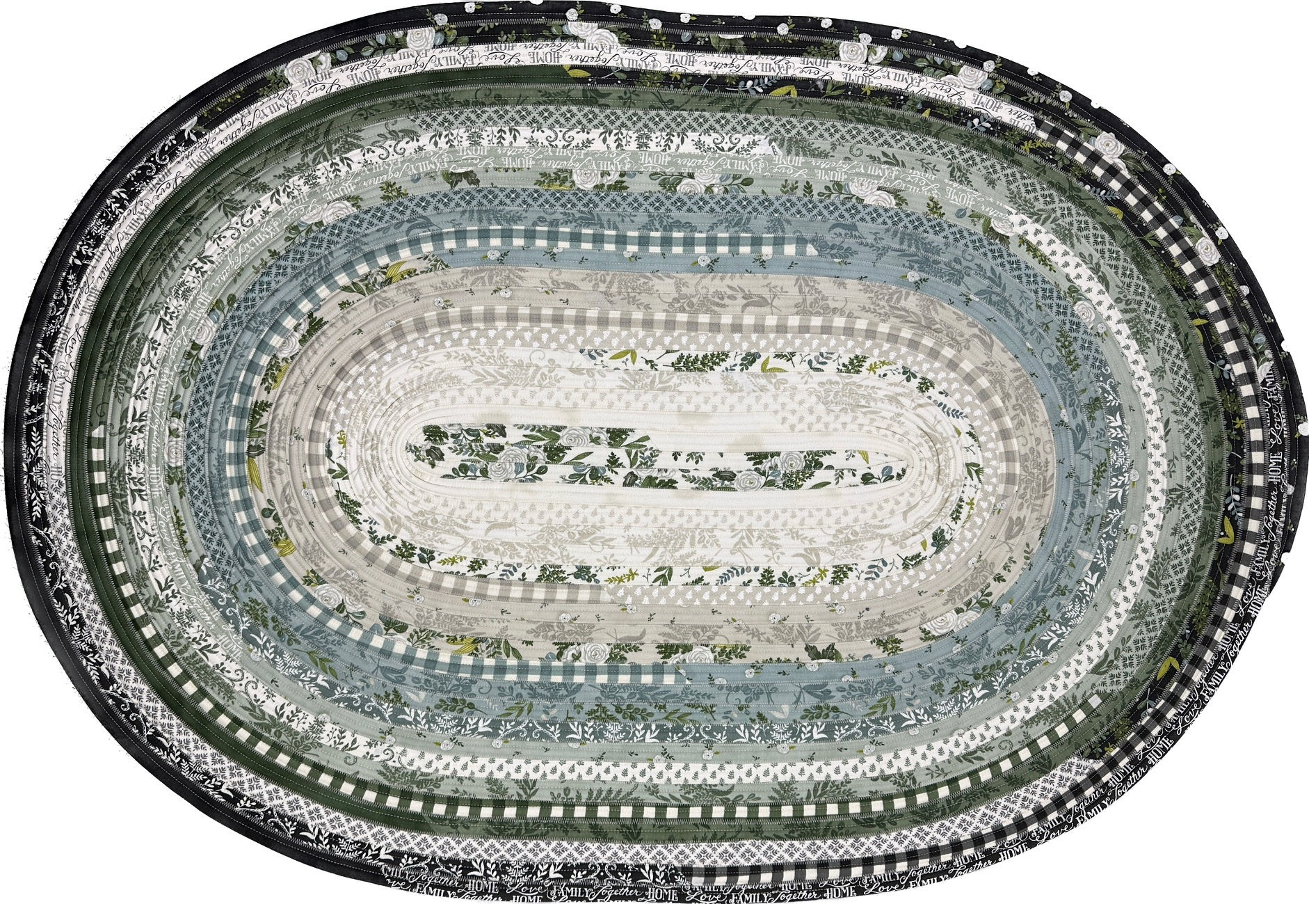 Jelly Roll Rug (30" x 44") - Happiness Blooms