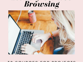 Library Vs. Web Browsing: 30 Sources for Projects