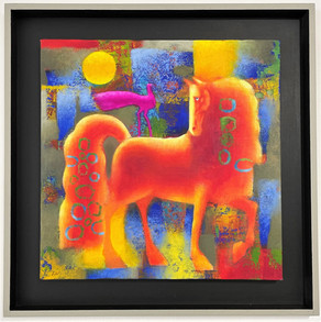 knupp gallery fabricio lara painting orange horse standing.jpeg