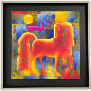 knupp gallery fabricio lara painting orange horse standing.jpeg