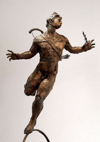 Apollo On a Circle sculpture by Vittorio Iavazzo, a part of selling portfolio of Knupp gallery in Prague