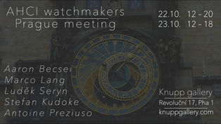 AHCI watchmakers Prague meeting 22 - 23.10.2021