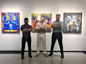 Fabricio Lara at Knupp gallery in Prague