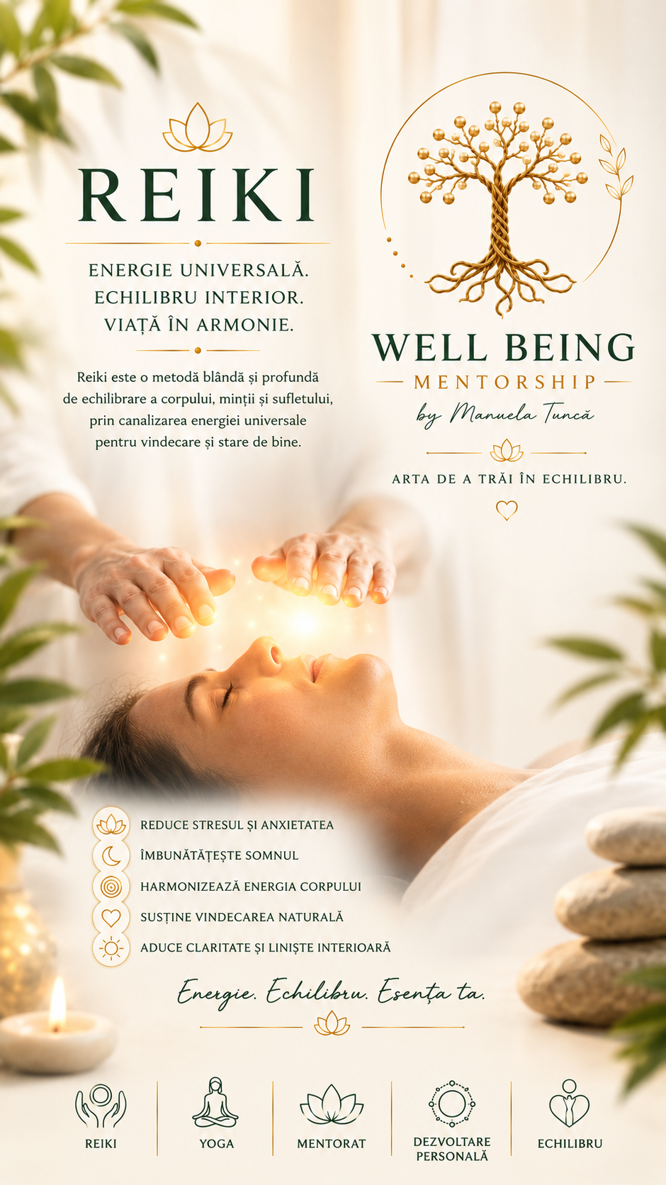 Evenimentele Wellbeing Mentorship sunt organizate de Manu