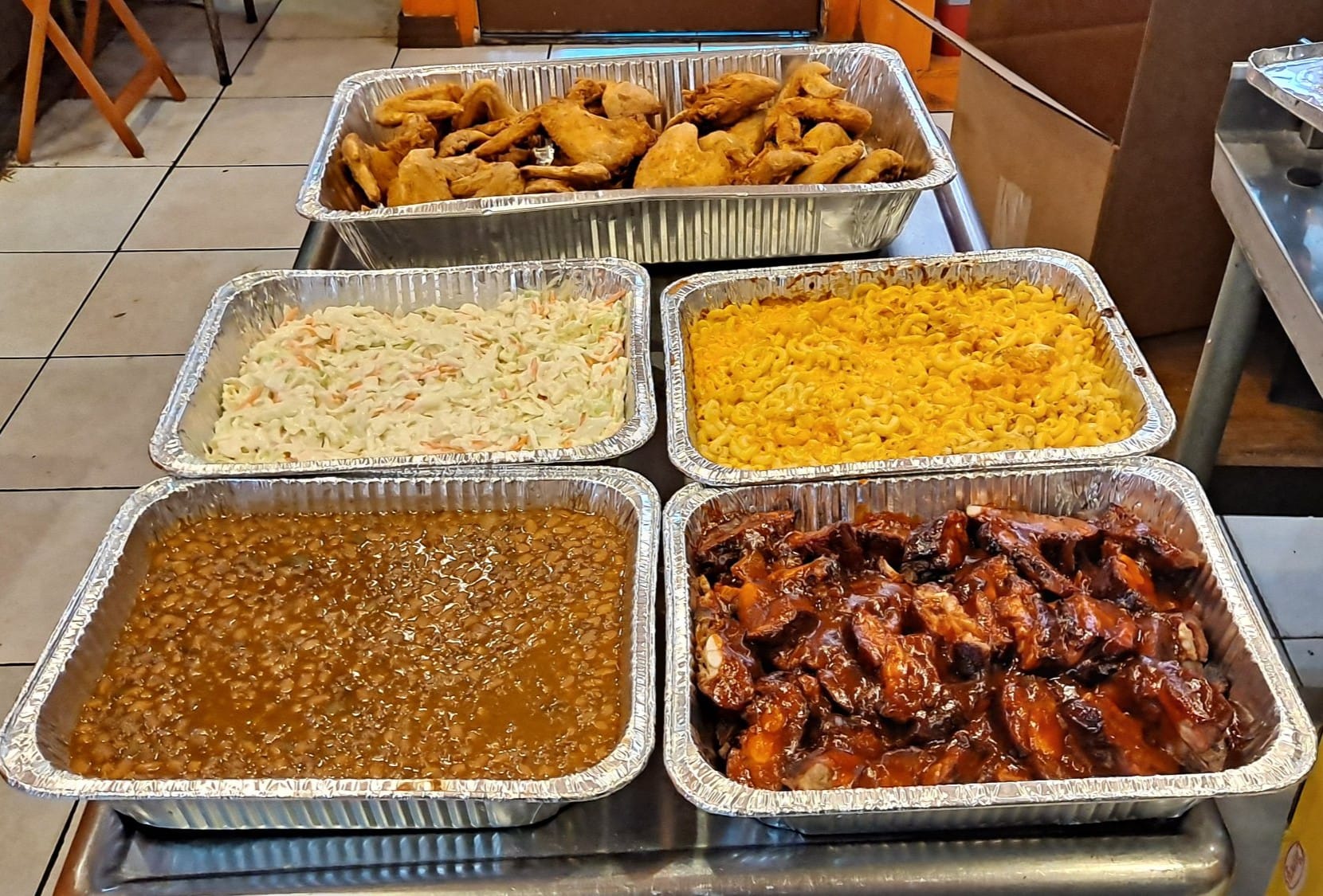 Arranged Food and Objects