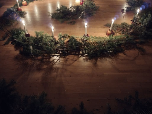 A Winter Solstice Spiral: Lighting the Path on the Darkest Day