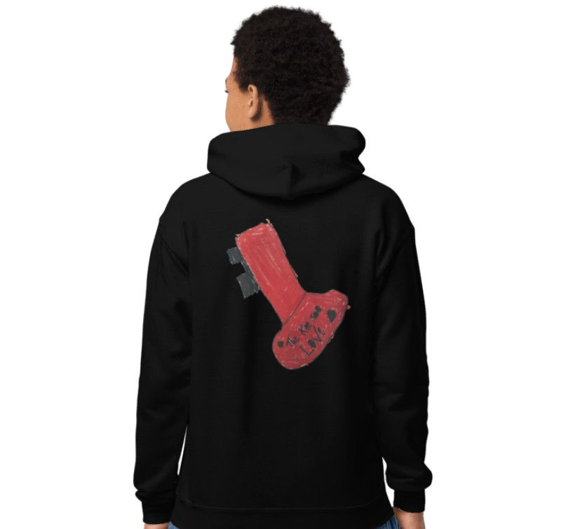 Миниатюра: Youth Heavy Blend Hoodie - Love Unlocks Sweatshirt