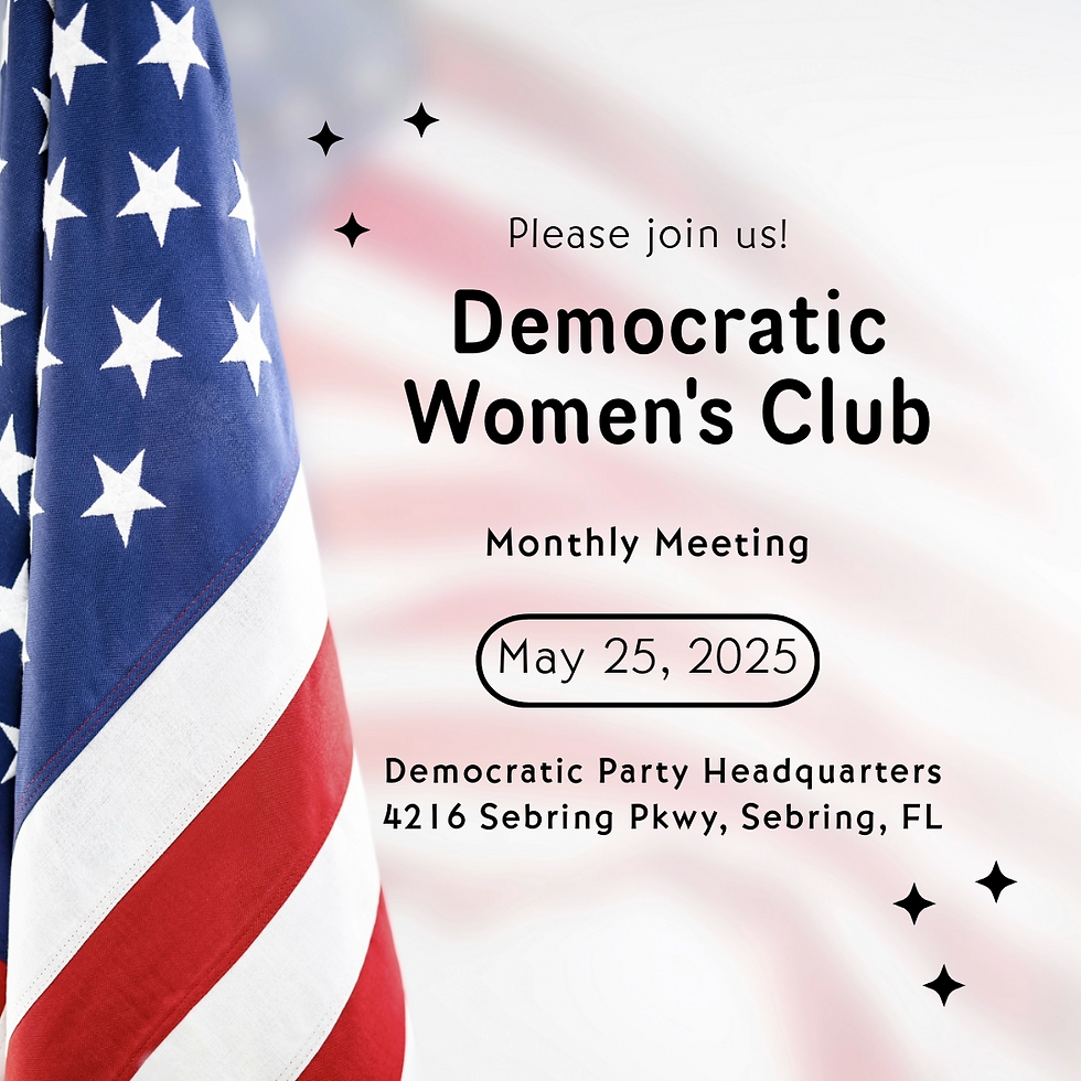 Democratic Women's Club Monthly Meeting