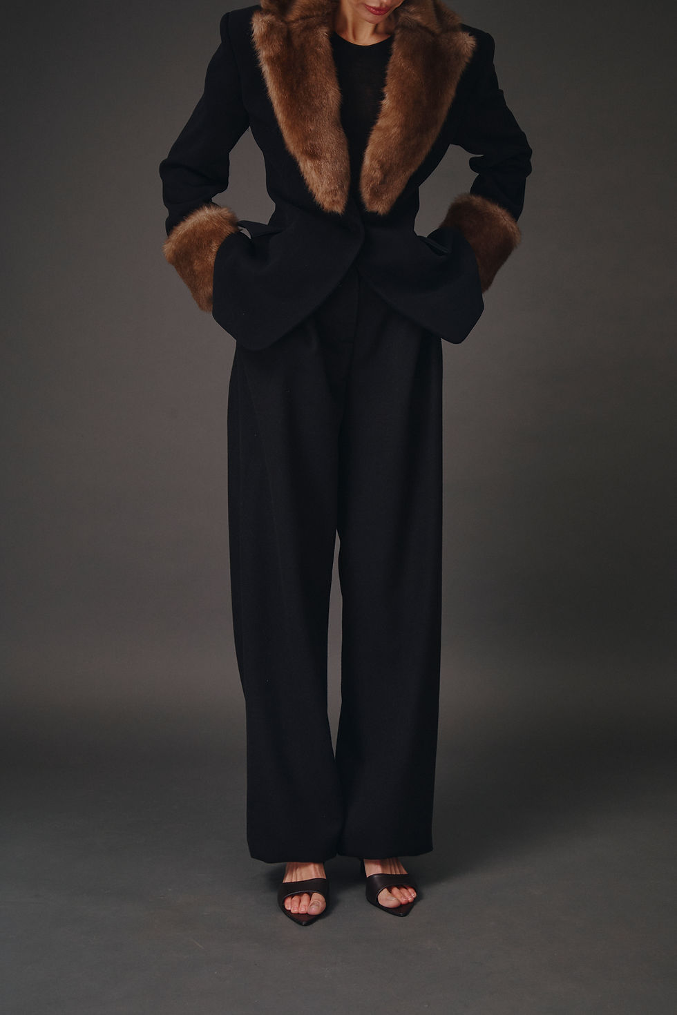 Прев'ю: Брюки ALADIN з вовни black