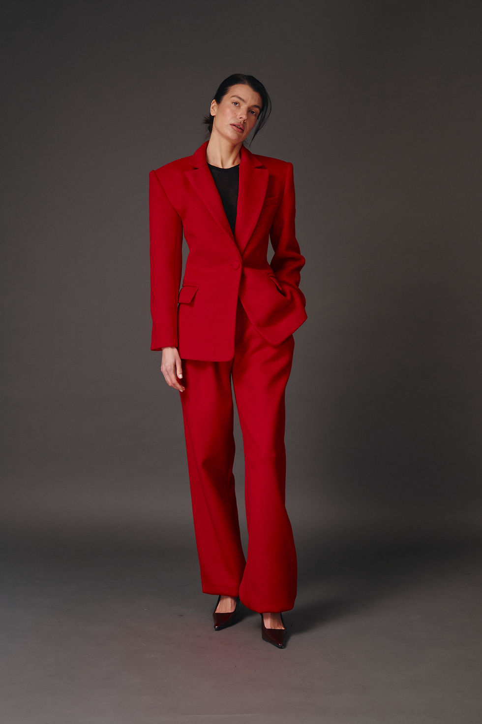 Прев'ю: Брюки ALADIN з вовни red