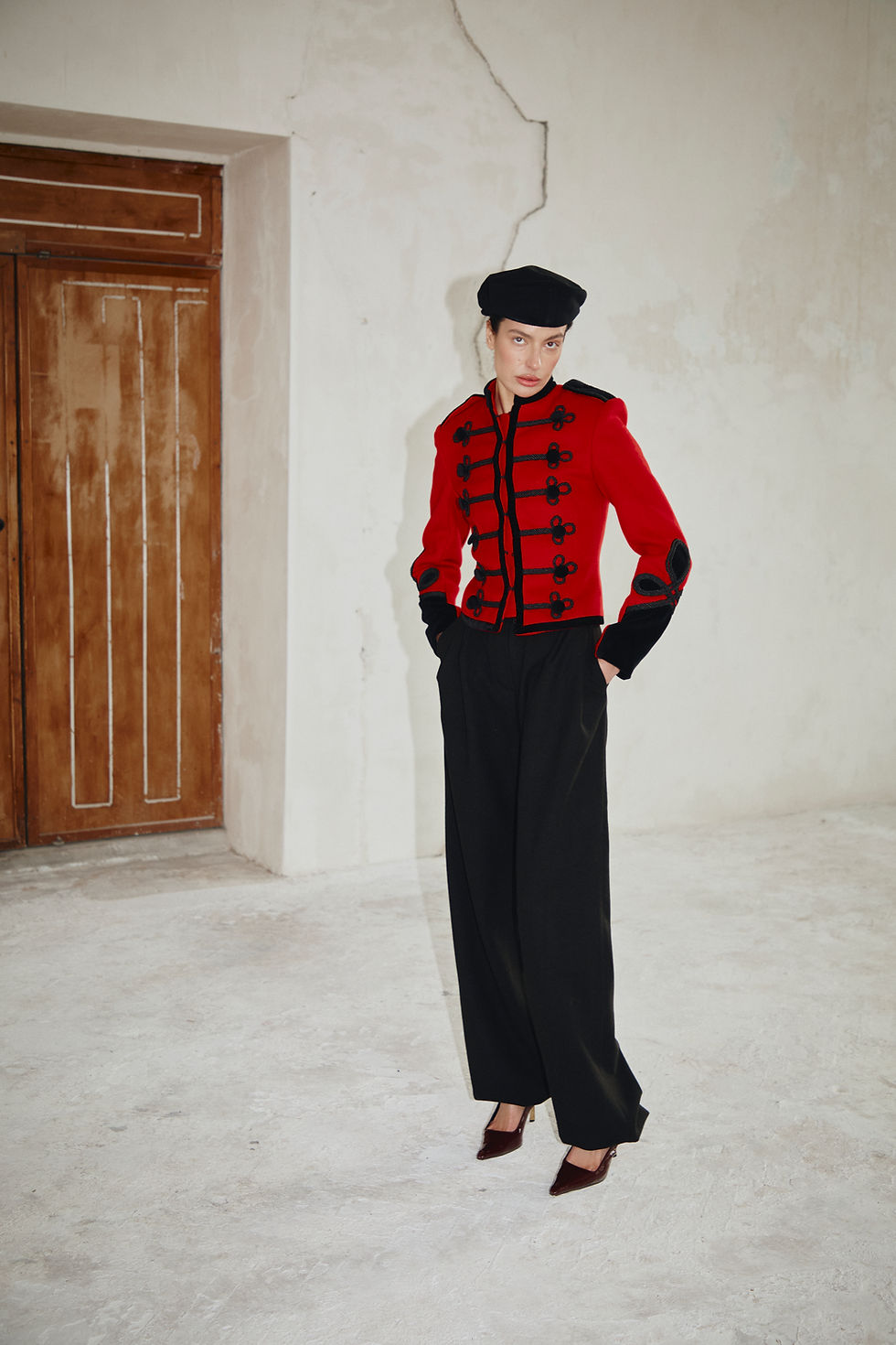 Прев'ю: Napoleon jacket з вовни black